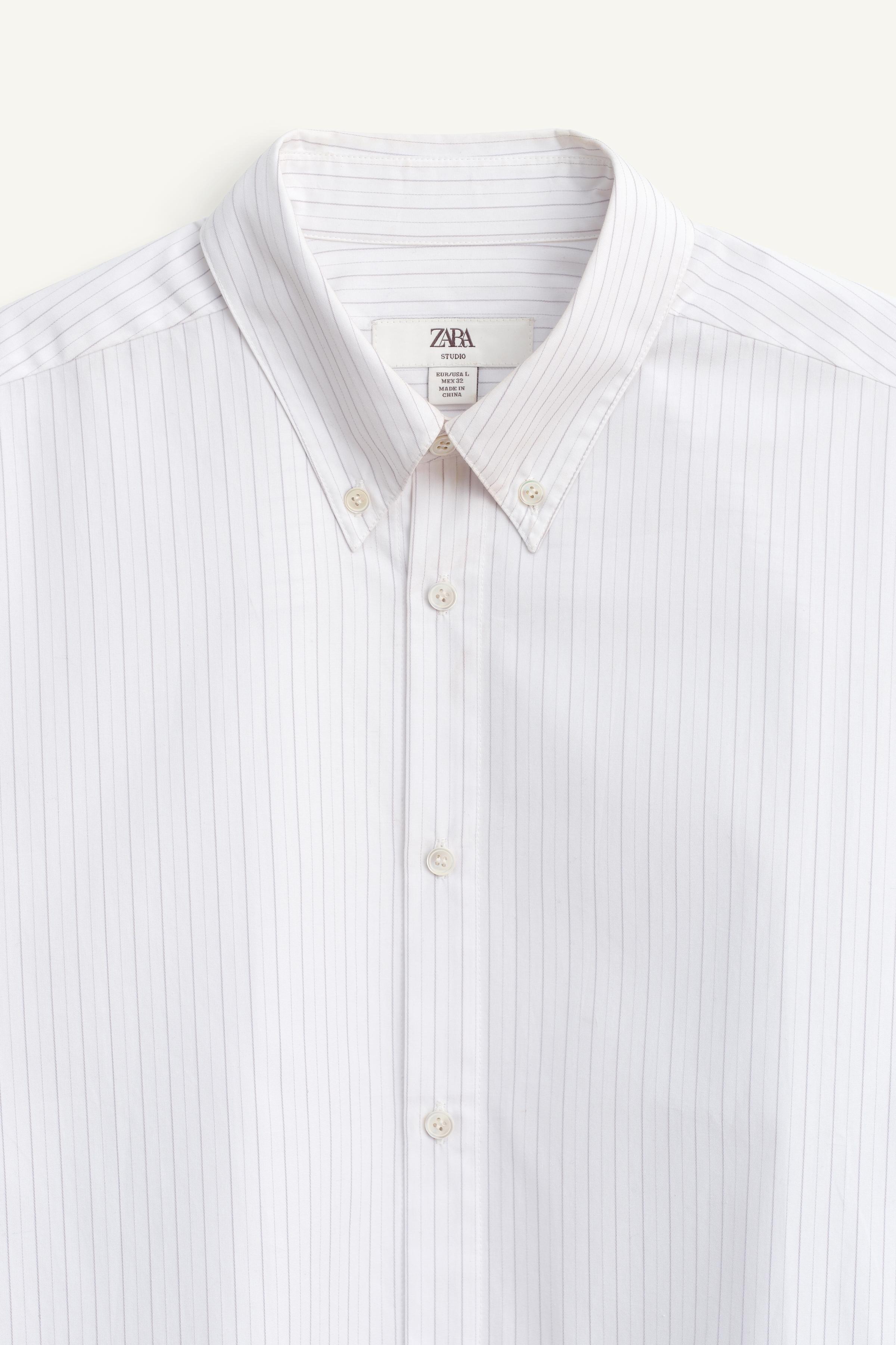 LIMITED EDITION PRINTED PATCHWORK STRIPED SHIRT